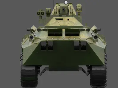 BTR 80  Low-poly 3D model
