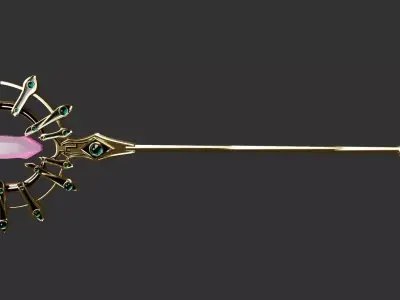 magic stick model Low-poly 3D model purchase