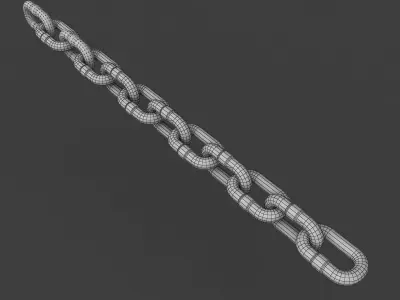 old chain 3D model