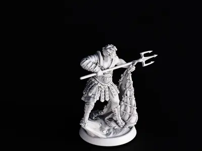 Retiarius Gladiator 3D print model