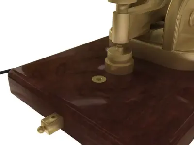 Telegraph Low-poly 3D model