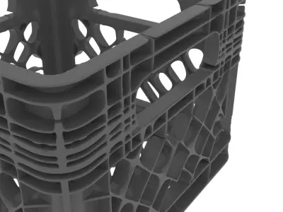 Plastic Crate 3D model