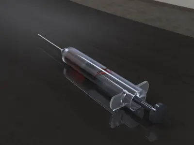 syringe 3D 3D model
