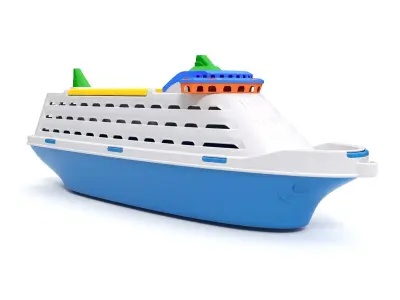 Toy Cruise Ship 3D model 3D model