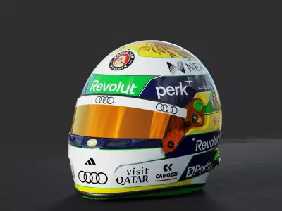 F1 Audi Helmets 2026 3D model