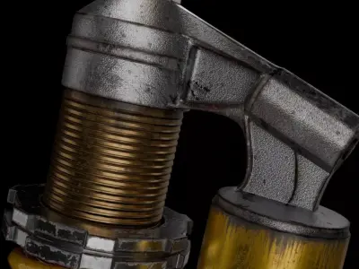 Ohlins Low-poly 3D model