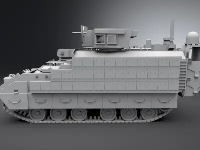 AMPV scale model 3D print model