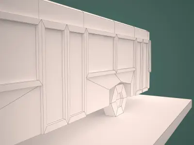 Low Poly Bus Cartoon style Low-poly 3D model