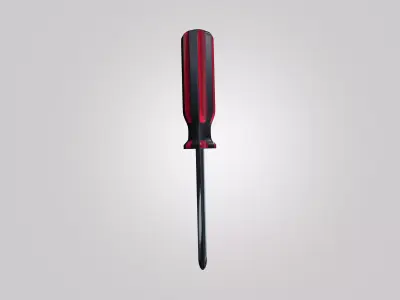 Precision Hand Tool - Cross-Head Drive - Game Ready 3D Model Free low-poly 3D model