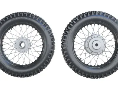 Maxxis Motorcycle Wheels 3D model