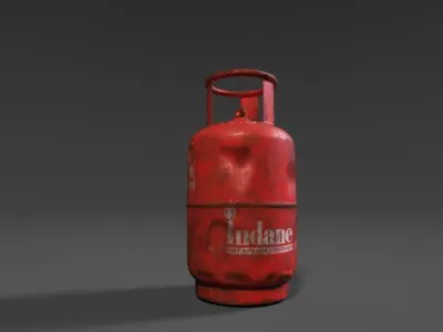Gas Cylinder Free 3D model buy