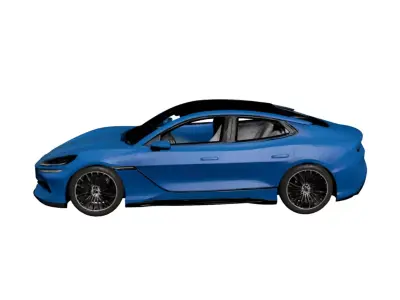 BYD Denza Z9 GT 2026 High-End Electric Performance SUV 3D model