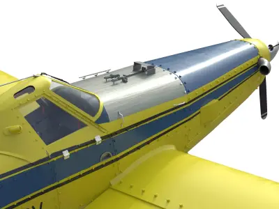 AT 502B Air Tractor Low-poly 3D model