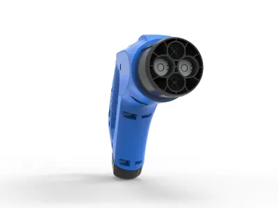 CHAdeMO Connector 3D model