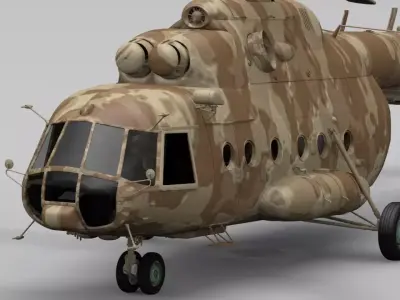 Mil Mi-8 3D model by SalinasAkter