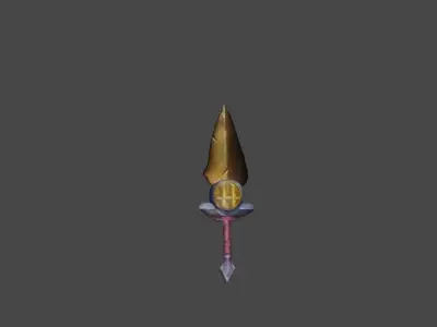Zeloeman Sword A 45 Low-poly 3D model