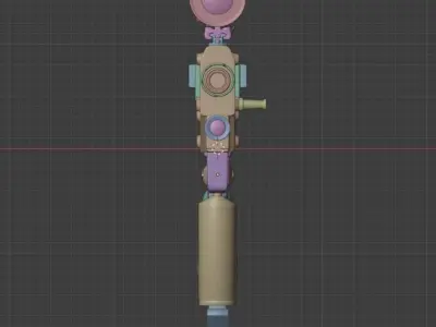  MACHINE GUN 3D model purchase