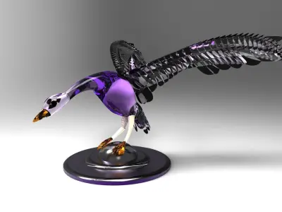 Goose bird 3D model
