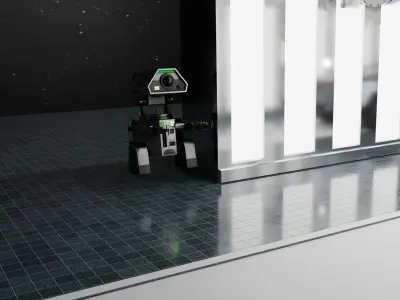 3d model of a Cyber truck  3D model