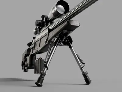 SIG Blaser R93 LRS2 Tactical Low-poly 3D model purchase