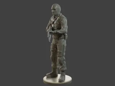 CzechSlovak Police Tactical Unit CPTU2 002 3D print model