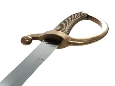 Sword 03 3D model purchase