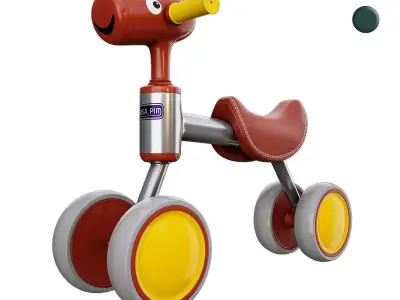 Baby Bike Horse 3D model