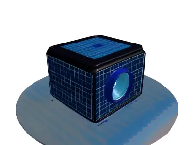 Holographic Map Projector 3D Model 3D model