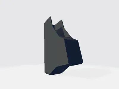 Gun Holster Low-poly 3D model