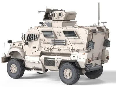 MRAP International MaxxPro Low-poly 3D model