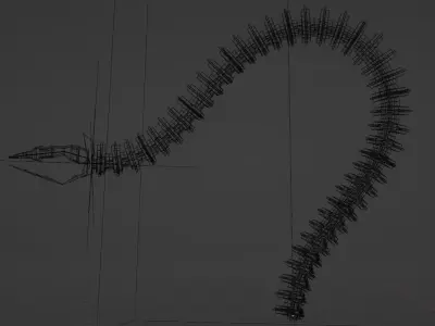 Robotic Tentacle Arm Free 3D model