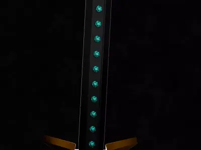 2 Fantasy Swords Collection Low-poly 3D model