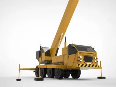 magnetic crane 3D model