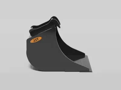 JST Nordic Line 20-25 Ton Wide Sewerage Bucket Low-poly 3D model