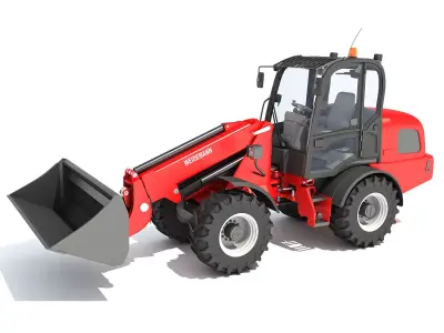 Telehandler Scoop Bucket 3D model