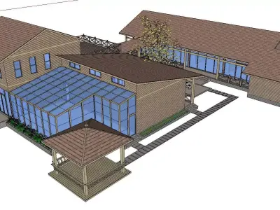 Creative Design-Holiday Cabin-0123 3D model