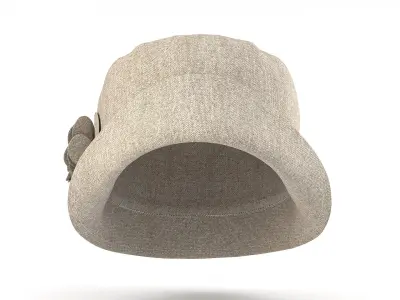 Cloche Hat 3D model