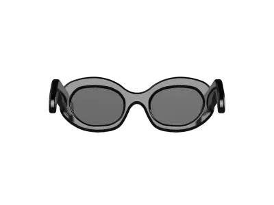 Round Sunglasses 3D model