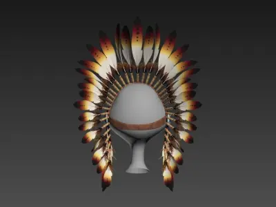 Indian Hat 3D model