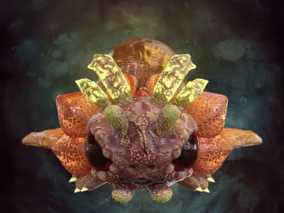 Fantasy Creature Critter Low-poly 3D model