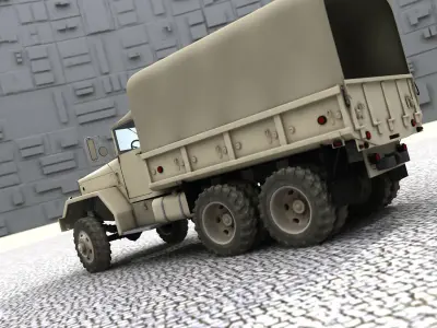 WW2 Truck M-35 3D model