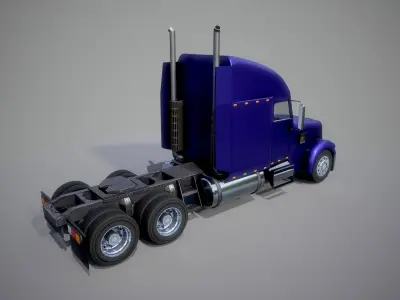 American Truck 6 and upgrades - Mobile Asset Low-poly 3D model