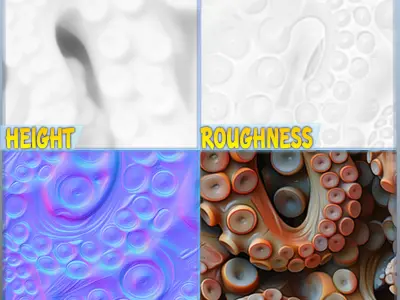 Octopus Seamless Texture Texture from CGTrader