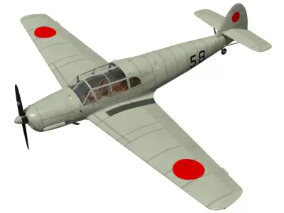 messerschmitt bf108 Taifun 3D model buy