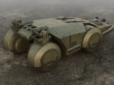 APC - RAZORBACK Low-poly 3D model