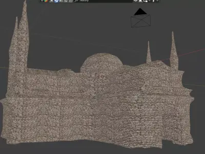 old mosque Free 3D model