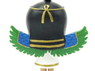 God Maat Miniature Hight poly ready for 3D Printing 3D model