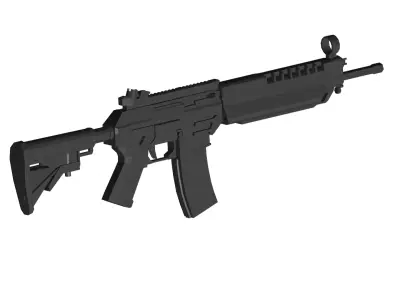 SIG Sauer 556 Patrol Rifle 3D model