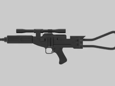 AT-AT Pilot Blaster Rifle 3D model