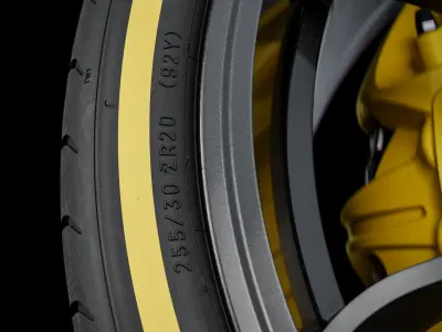 Pirelli PZ3 255 30 ZR20 3D model